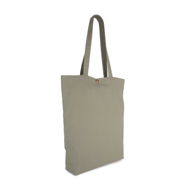 Washed cotton tote bag